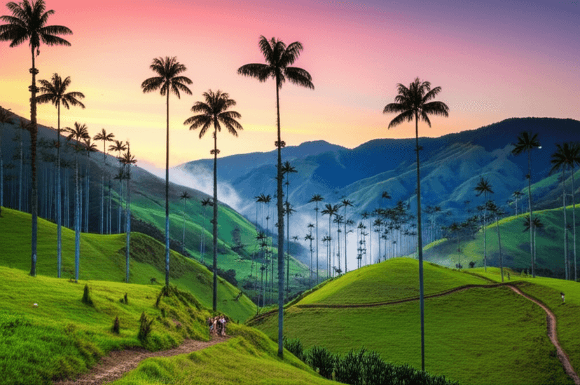Cocora Valley - Home to the world's tallest palm trees and cloud forests