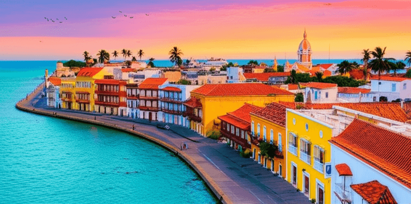 Cartagena - Historic walled city with Caribbean charm and colonial architecture